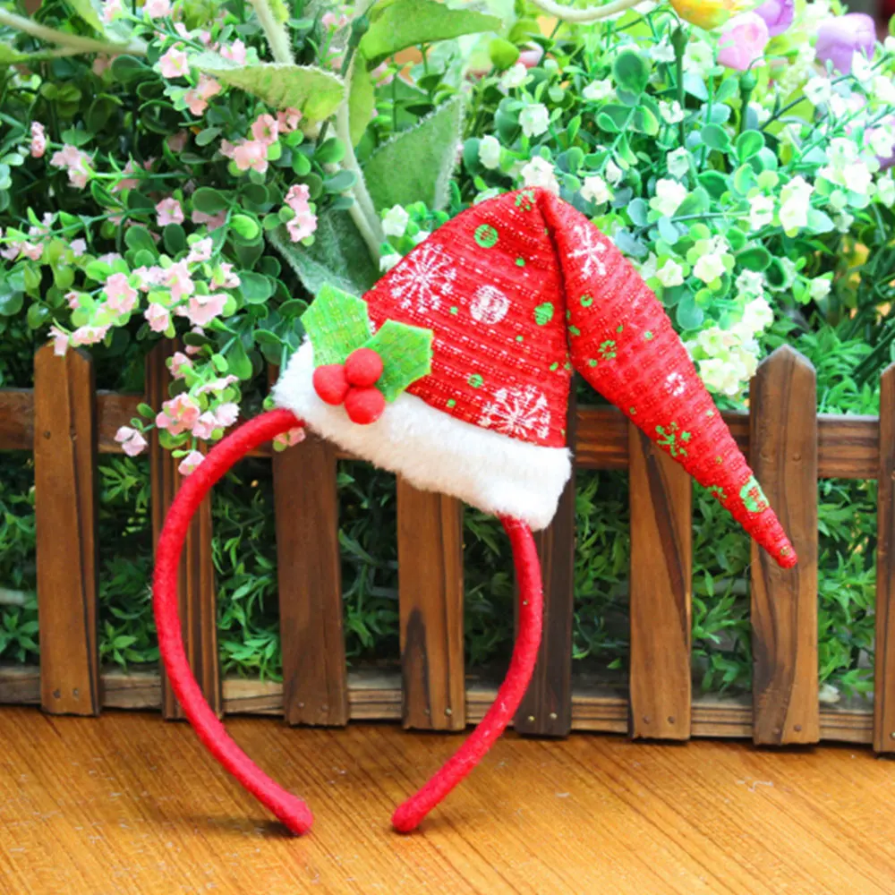 Universal Flannelette Christmas Headbands Hairband Party Cosplay Props