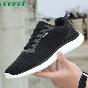 

CHAMSGEND Sneakers Solid Comfortable Outdoor Running Shoes Non-Slip Mesh Sneakers Breathable Shoes Tenis Feminino Zapatos 09