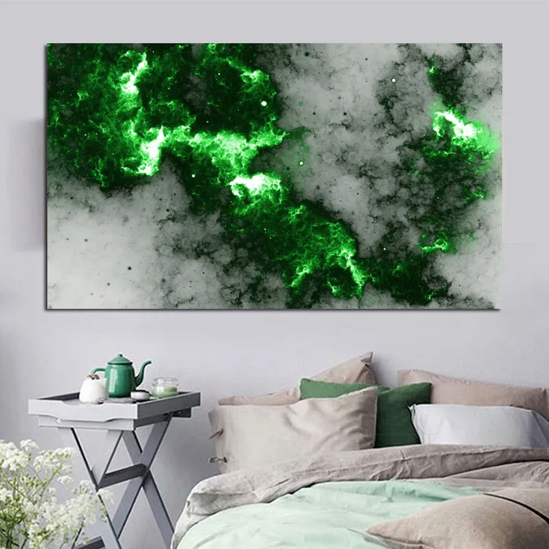 

Modern Landscape Wall Art Colorful Posters and Prints Canvas Painting Abstract Storm Clouds Wall Pictures for Living Room Quadro