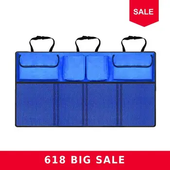 

Car Rear Seat Back Storage Bag Multi Hanging Nets Pocket Bag Auto Organizer Tidying Interior Stowing Accessories Trunk Supp J5Y4