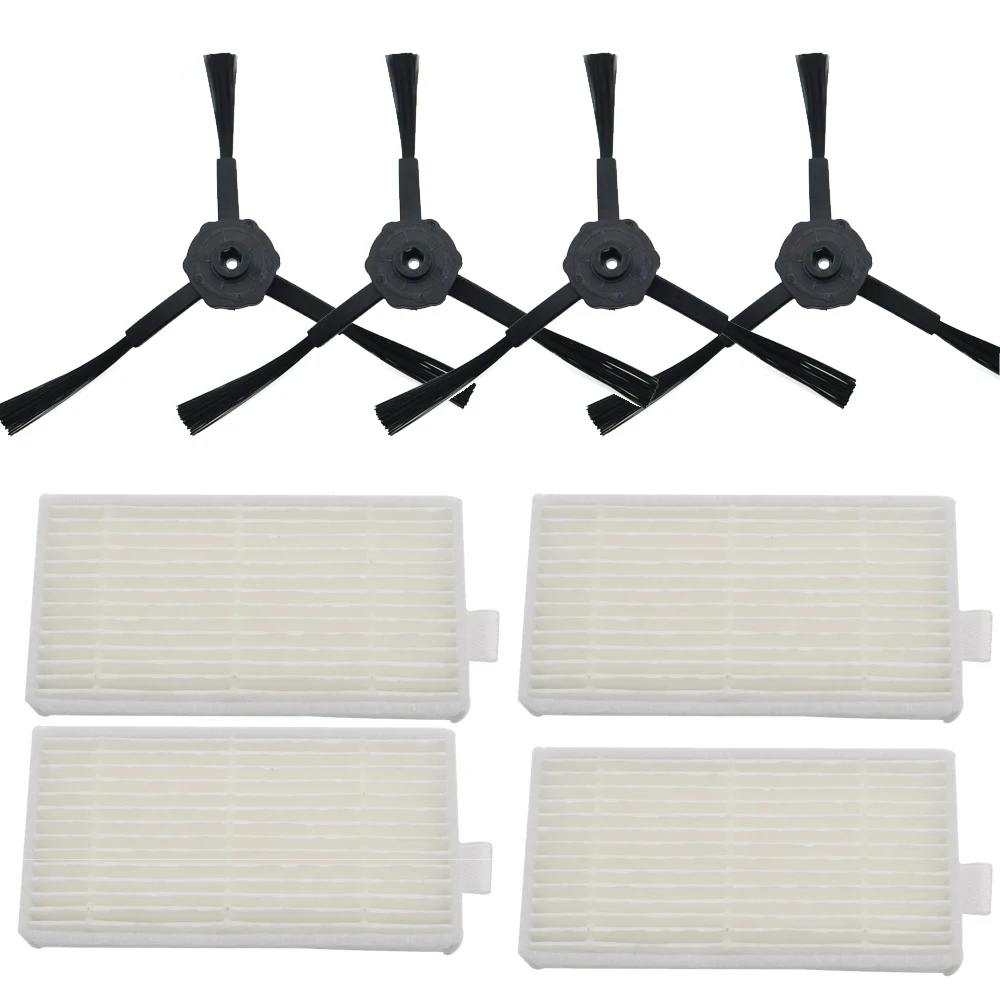Pack HEPA Filter for ilife v5 x5 panda x500 ECOVACS CR120 X600 Side Brush hepa Filter Vacuum Cleaner Accessories,hepa filter kit,replacement kit accessories,robot vacuum cleaner accessories