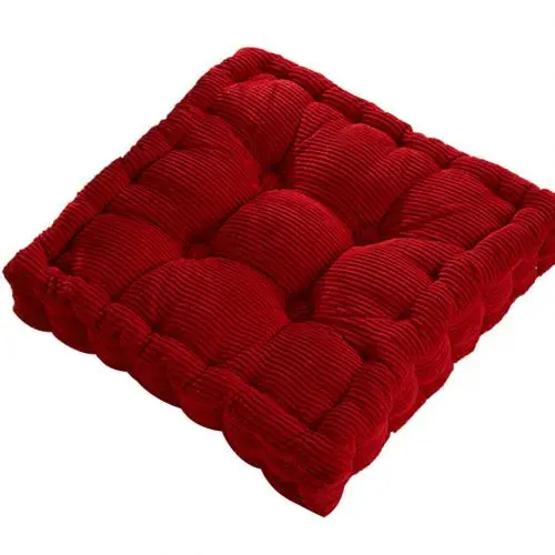 38x38 мягкое уплотненное сиденье Подушка коврик подушка офисный бар балкон домашний декор - Цвет: Красный