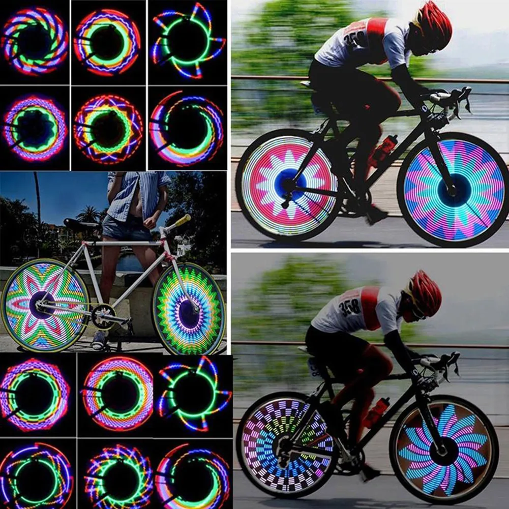 14 LED Bicycle Bike Cycling Rim Wheel Lights Flash Tire Spoke Light Night Lamp 