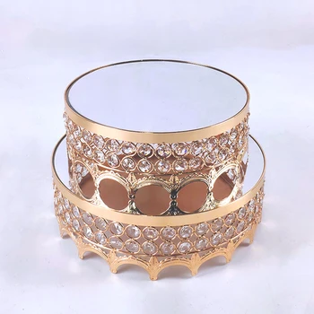 

crown gold Wedding Display cake stand cupcake tray cake tools home decoration dessert table decorating party suppliers