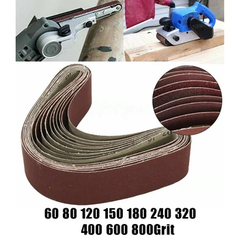 

Kit Sanding Belts Sandpaper 24 Grit Red Brown Aluminium Oxide Polishing Tool