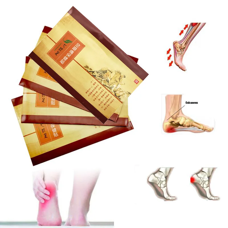 

4Boxes Heel Spur Pain Relief Medical Patch Herbal Calcaneal Spur Rapid Heel Pain Relief Plaster Achilles Tendinitis Treatment