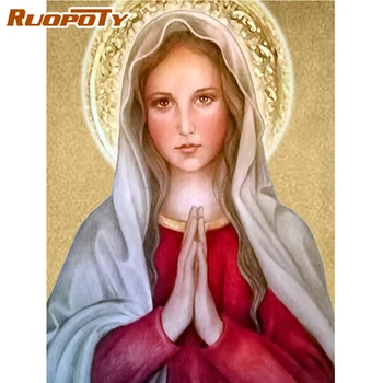 

RUOPOTY Goddess Figure Oil Painting By Numbers Surprise Gift For Kids Birthday On Canvas DIY HandPainted Home Decoration
