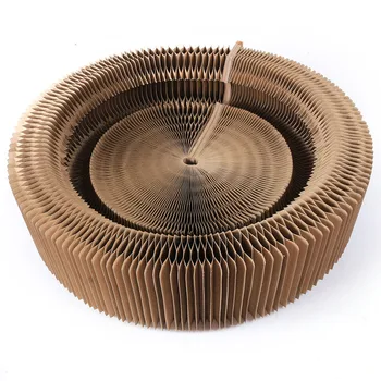 

Corrugated Paper Cat Scratcher Cat Litter Cat House Cat Carton Scratch Board Pad for Taking a Rest Toys Cat House