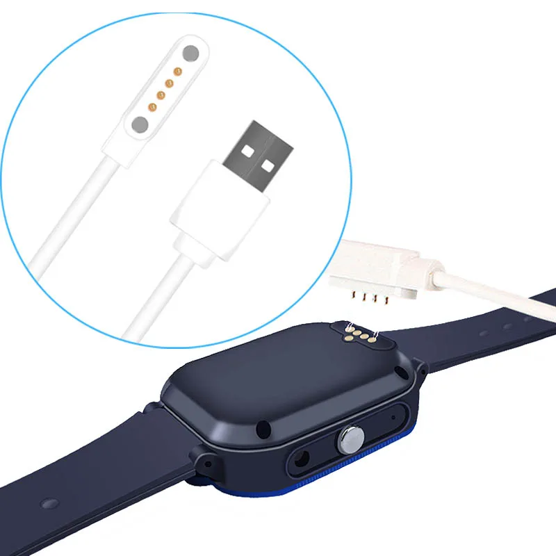 Megant зарядный кабель 4 Pin для детей Смарт-часы 4G детские часы зарядка линия GPS USB