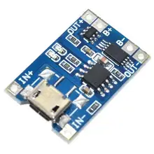 Smart Electronics 5V Micro USB TP Lithium 4056 board with protection For Diy Module Charging Kit Board