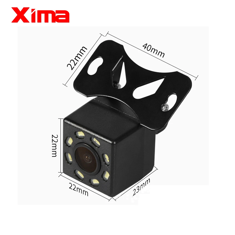 XIMA камера заднего вида с ночным видением для автомобиля, автоматическая парковочная Водонепроницаемая камера с углом обзора 170 градусов, HD Водонепроницаемый ПЗС монитор HD