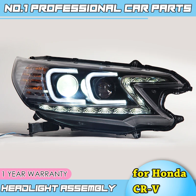 Автомобильный Стайлинг для Honda CR-V CRV фары 2012- Головной фонарь светодиодный фонарь передний свет Биксеноновые линзы ксенон HID