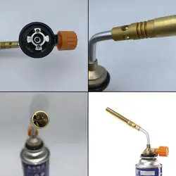 Briquet à gaz de soudage au Butane d'extérieur, torche à Jet, pour Camping, cuisine, pique nique, gril chauffant, flamant rose, cuisson au barbecue 