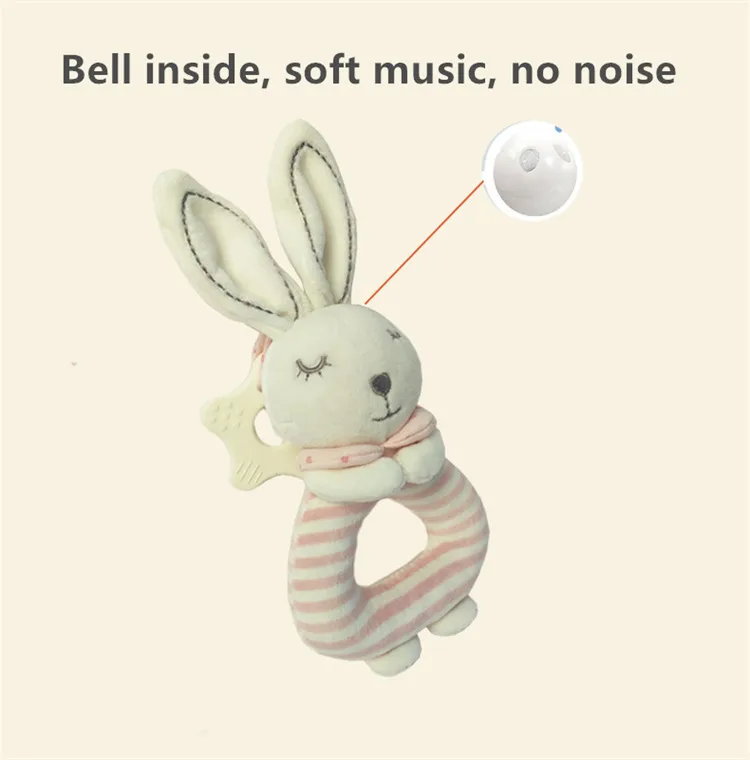 Музыкальное детское Мягкое Животное soothe handbell Bunny защитное покрывало слон соска полотенце Прорезыватель для зубов умиротворяющее одеяло