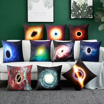 

Black Hole Cushion Cover Bohemian Pillow Case Home Decorative Stellar Pillowcase Pillow Cover Pattern Type Set Type Style Shape