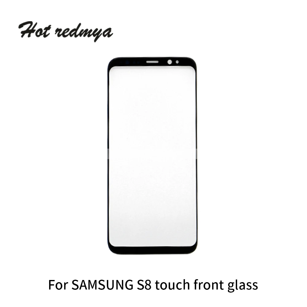 S8 Переднее стекло Замена для samsung Galaxy S8 S8 Plus ЖК сенсорный экран Переднее внешнее стекло клей ecran инструменты