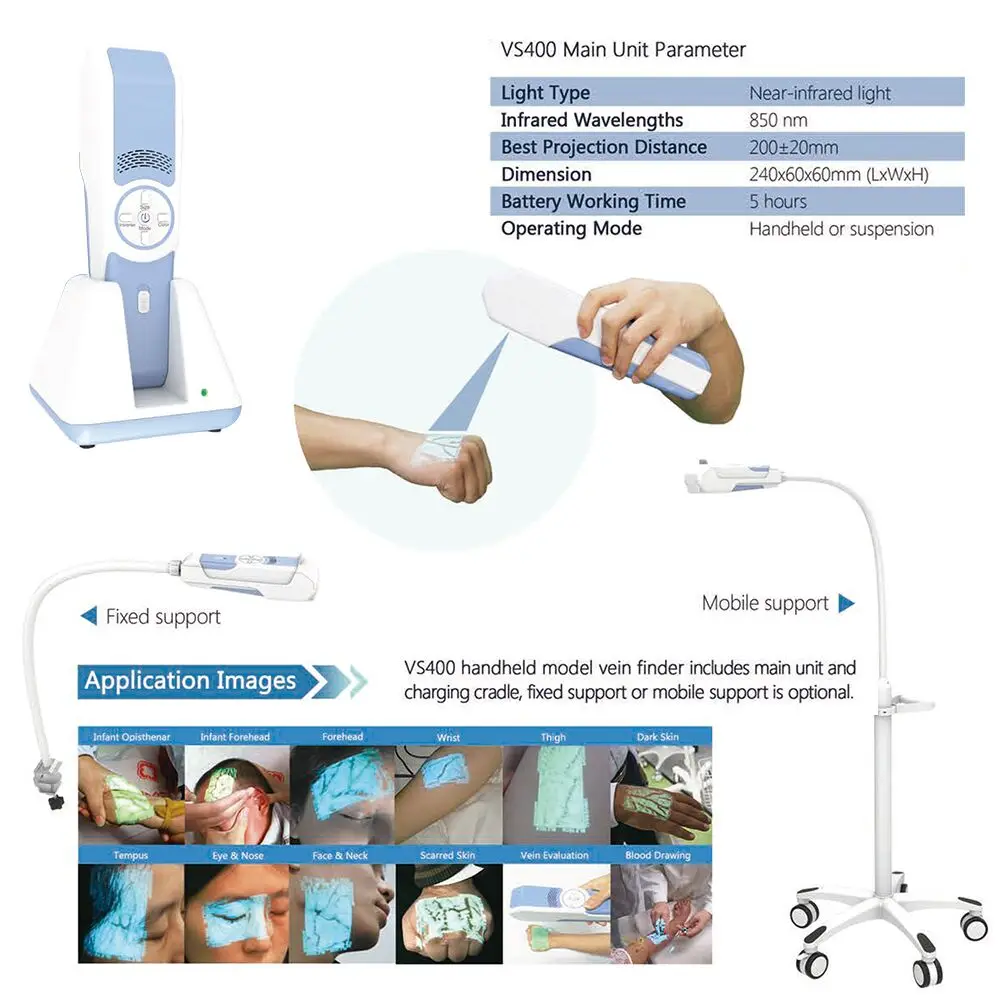 

Handheld Medical Infrared Vein Finder Vein Viewer Vien locator