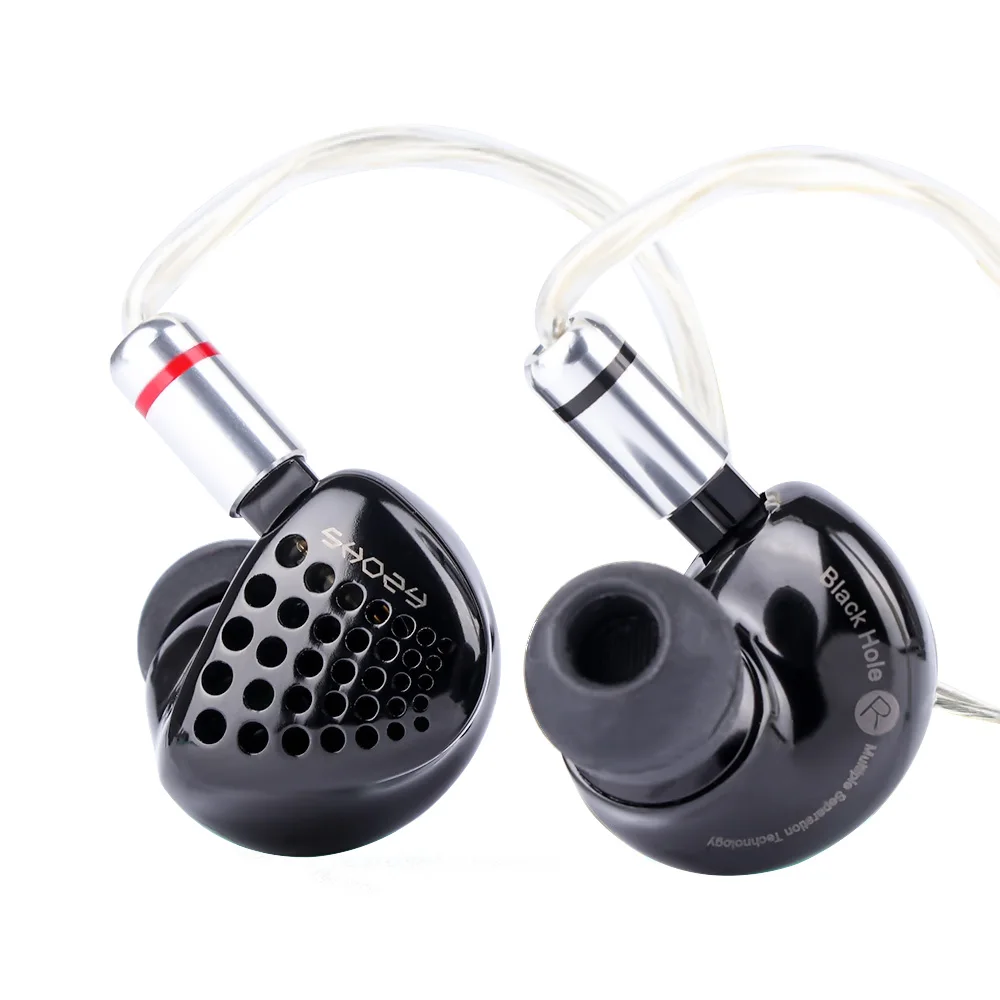 Shozy Black Hole 1DD HiFi In ear Earphone with Detachable 2Pin Cable