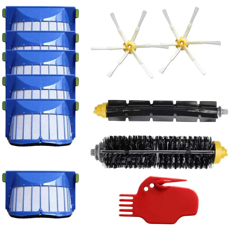 Supply Brushes Vacuum cleaner Filter For iRobot Roomba 600 610 620 625 630 650