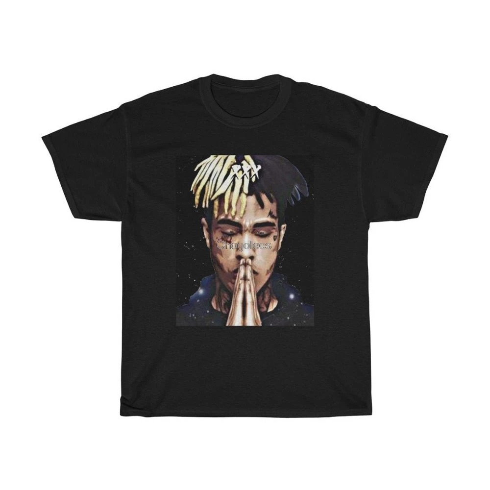 XXXTentacion merch рубашка Искусство Музыка рэп Тяжелая хлопковая футболка для взрослых |