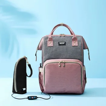 

Fashion Portable Mommy Backpack Diaper Bag Waterproof Travel Zipper Large Capacity Nursing Maternity Baby Care Nappy