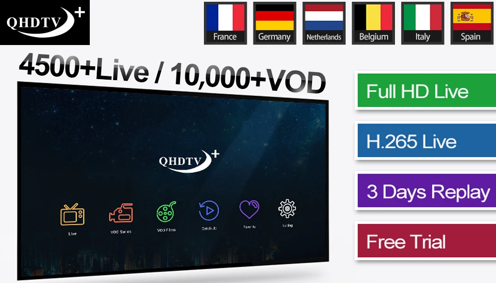 Европа IP tv подписка 6700+ каналы Live tv Великобритания Бельгия Швеция Франция арабский Канада IP tv код M3U 4K HD Smart tv Android Box