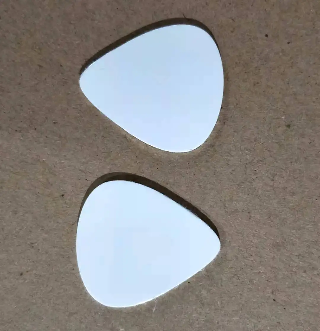 Sublimation Guitar Picks Heat Transfer Musical Instrument Pick Guzheng Picks DIY Christmas Gift Happy New Year