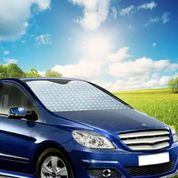 

Car Front Windscreen Cover UV Protection Curtain Car Sunshade Film Windshield Visor Front Windshield Sunshade Cover