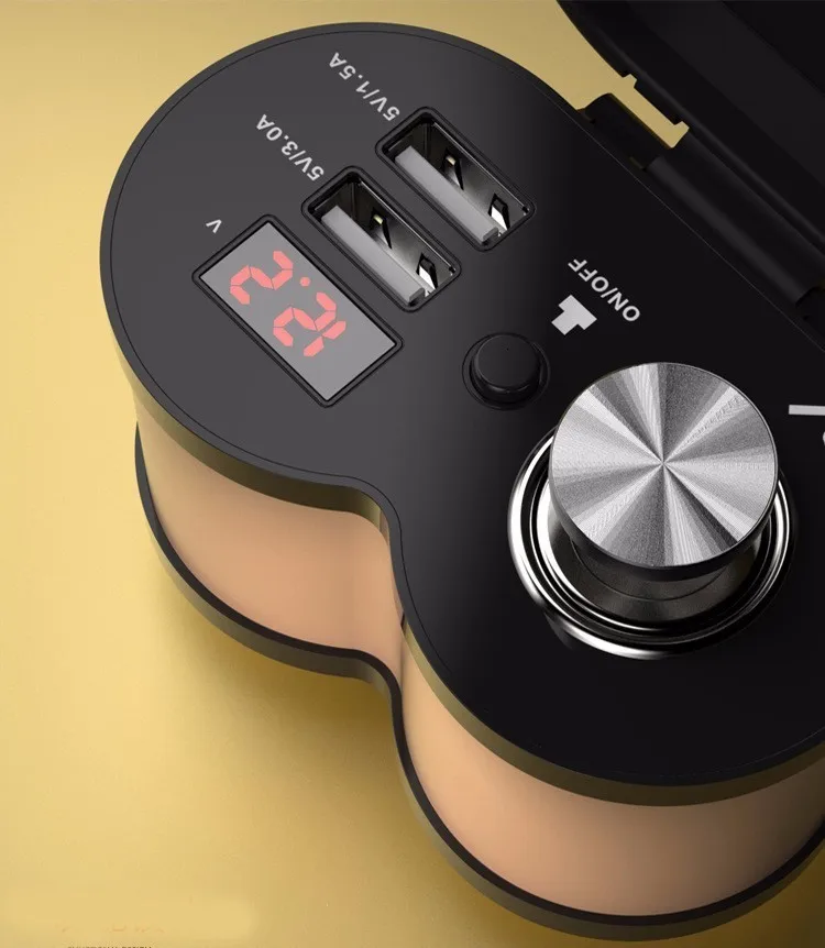 OHANEE moto rcycle USB зарядное устройство для телефона 12 В/24 В разъем прикуривателя Dual USB QC 3,0 moto зарядное устройство светодиодный водонепроницаемый вольтметр