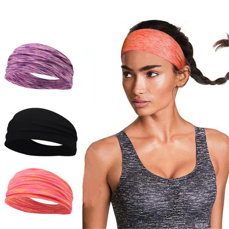 Hombres Mujeres Correr Yoga Deportes Vincha Diadema Hairband Elástico 