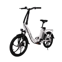 Ebike 20 дюймов складной CMSTD-20W электрический велосипед с светодиодный передний светильник