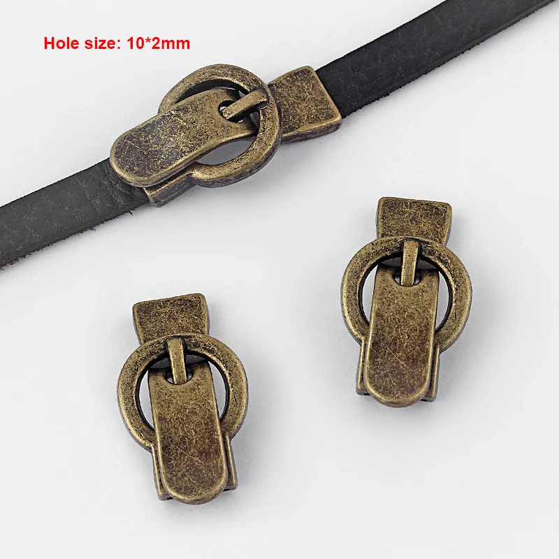 4 Antique Bronze 5 комплектов серебро/бронза/золото/Медь 5x2 мм/10x2 мм Hammed Телевизор с магнитной застежкой застежка Браслет Выводы для 5 мм 10 мм плоский кожаный шнур - Цвет: 4 Antique Bronze
