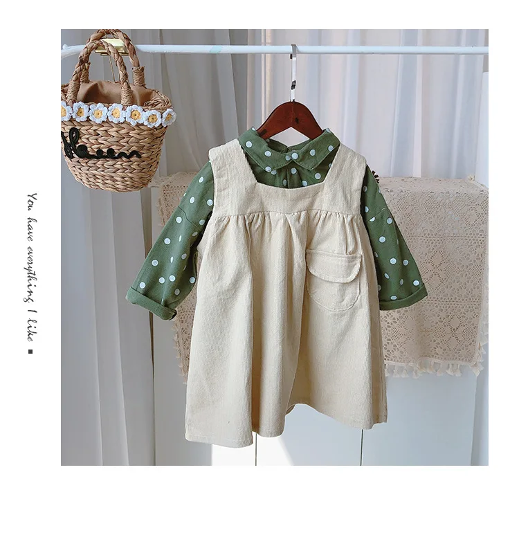 Новое осенне-зимнее платье одежда для малышей, платье для девочек вельветовые рождественские платья принцессы весенние наряды для малышей
