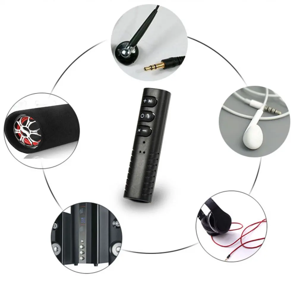 Мини Bluetooth гарнитура 3,5 мм беспроводной Bluetooth аудио приемник автомобильное радио портативный высокое качество и абсолютно музыкальный наушник AUX