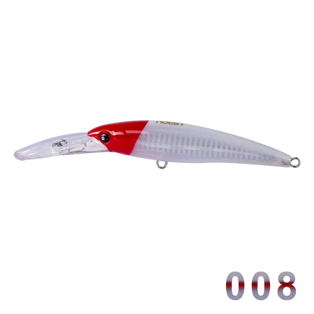 NOEBY Троллинг рыболовные приманки 5 8 м плавающий супер MINNOW 9046 воблеры 3X VMC крюки