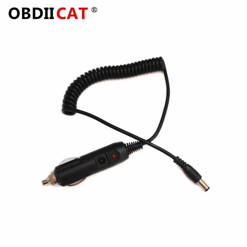 

OBDIICAT New Arrival 12V Car Charger DC Power Adapter Cigarette Lighter 1.5M Cable 3.5mm x 1.35mm C45