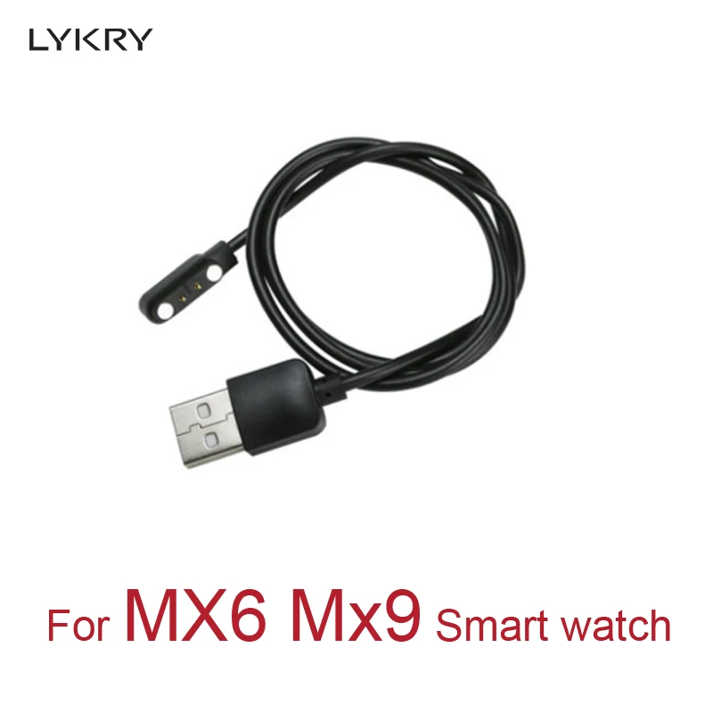 

LYKRY Magnetic Charge Charging Cable For MX9 Mx6 Smart Watch
