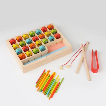 

Educational set "Fishing + counting sticks" 5.5×26×19 cm