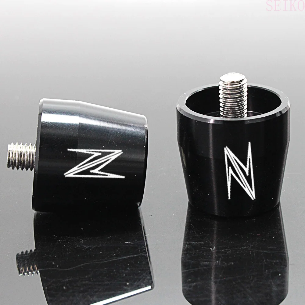 Черный Для Kawasaki Z800, Z1000, z900 Z750R Z750S Z650 Z300 Z250 Manopole бар концы крышки Copertura слайдер аксессуары Moto CNC - Цвет: Черный