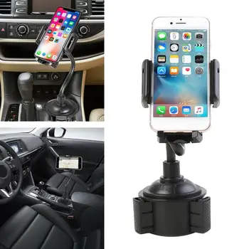 

Universal Car Phone Holder 360° Freely Adjustable Gooseneck Auto Cup Holder Mount Stand Cradle for Smartphone Cell Phones GPS