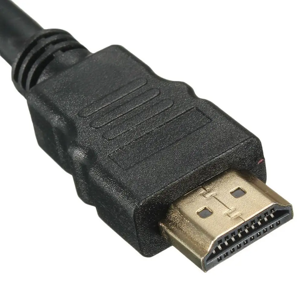 Позолоченные разъемы 5 футов 1 м 1080P HDTV HDMI штекер к 3 RCA Аудио Видео AV кабель адаптер