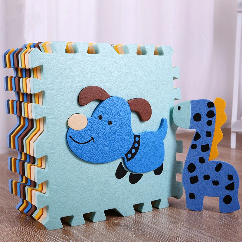 

9Pcs Children's Mat EVA Foam Carpets Soft Floor Mat Puzzle Baby Play Mat Games Toys Floor Developing Crawling Rugs 30*30*1.3CM