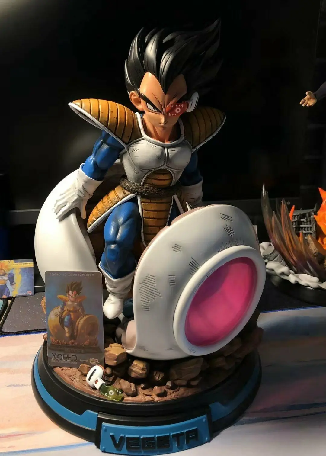 GK Dragon Ball Vegeta космический корабль смолы статуя фигурка коллекционные в коробке W/Card