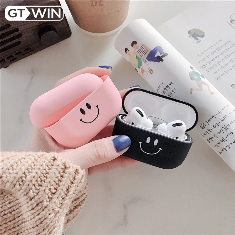 Чехол GTWIN Smile для наушников Apple AirPods Pro3 ударопрочный защитный чехол ПК с Bluetooth |