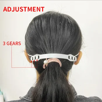

3 Pcs Mask Hook Adjustable Ear Rope Adjuster Mask Rope Extension Buckle Anti-Earache Mask Non-Slip Fixed Strap
