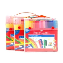 Faber-Castell Can Fight Toru строительные блоки фломастеры 30 цветов 60 цветов 80 цветов Детские фломастеры цвета воды i