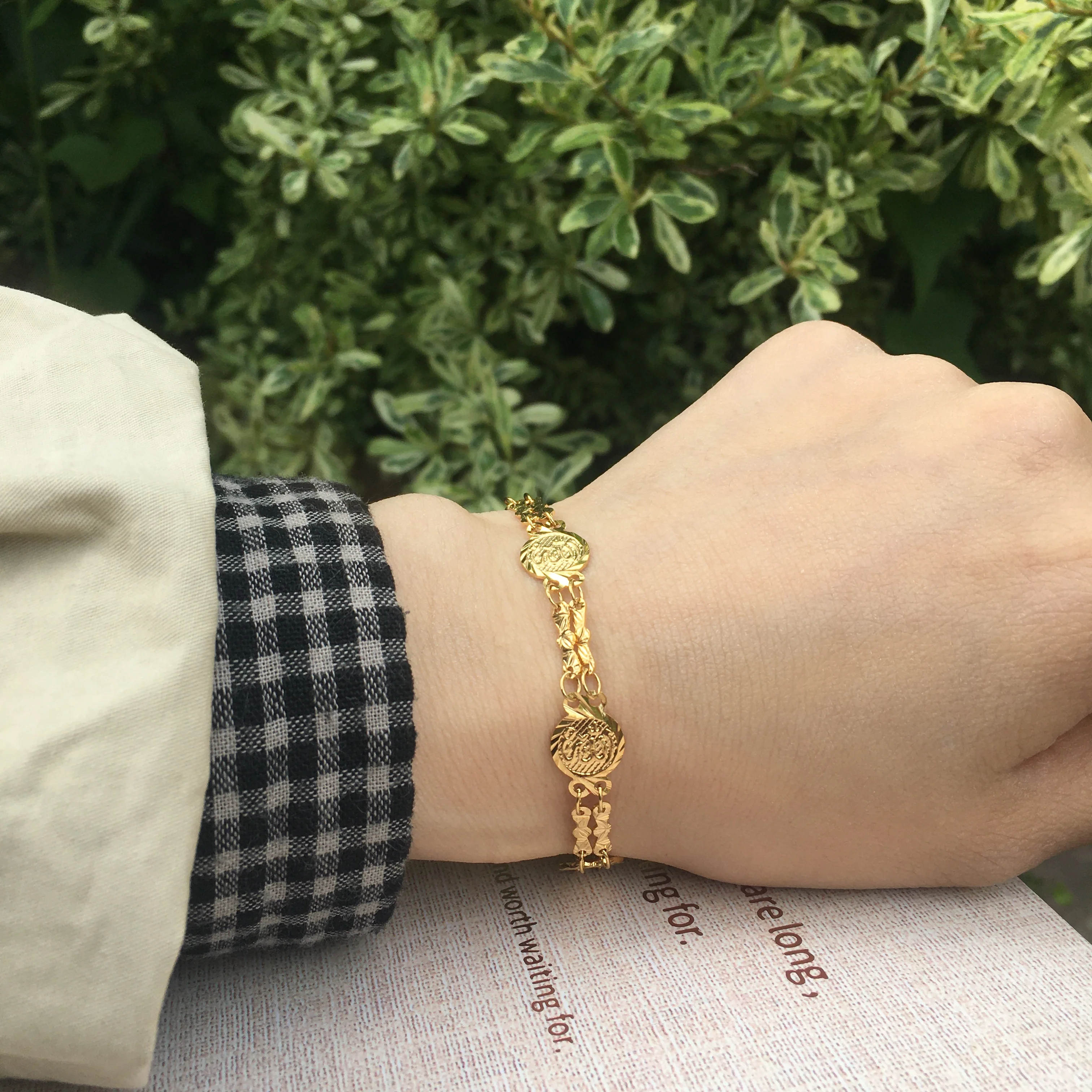 Ethlyn Ethiopian Gold Color Bangle For Women Dubai Bride Wedding