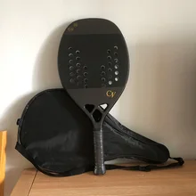 3K Full Carbon Fiber Raquete Beach Tennis Carbono Matt Surface Professional For Men EVA Durable Racket With Case