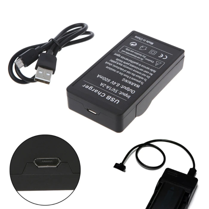 DC 8,4 V/600mA USB Батарея Зарядное устройство для sony NP-F550 F570 F770 F960 F970 FM50 F330 F930 PUO88