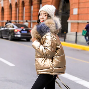

Women Winter Jacket Jackets Coats Hooded Real Fur Coat Female Autumn Natural Fur Fox Warm Puffer Coats Ladies Thick Parkas Parka